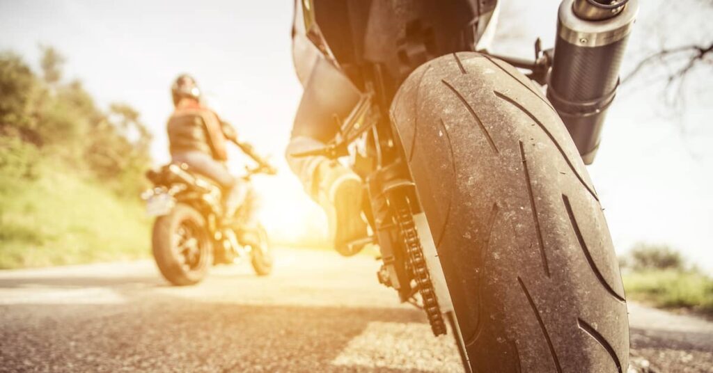 two motorcycles on a road | Oliver Law Firm motorcycle accident lawyer