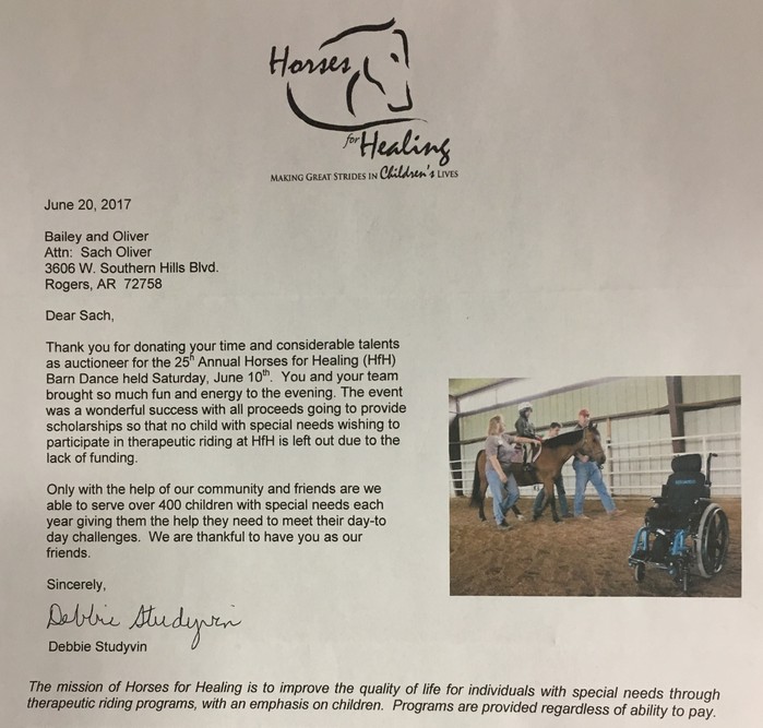 HfH Letter HfH Letter