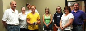Intern Will Sasine with Oliver Law Firm staff