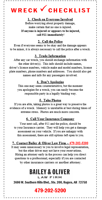wreck checklist 2 wreck checklist 2