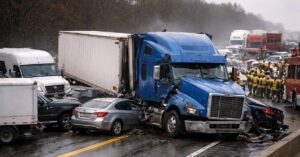 What Happens When a Truck Accident Involves Multiple Vehicles?